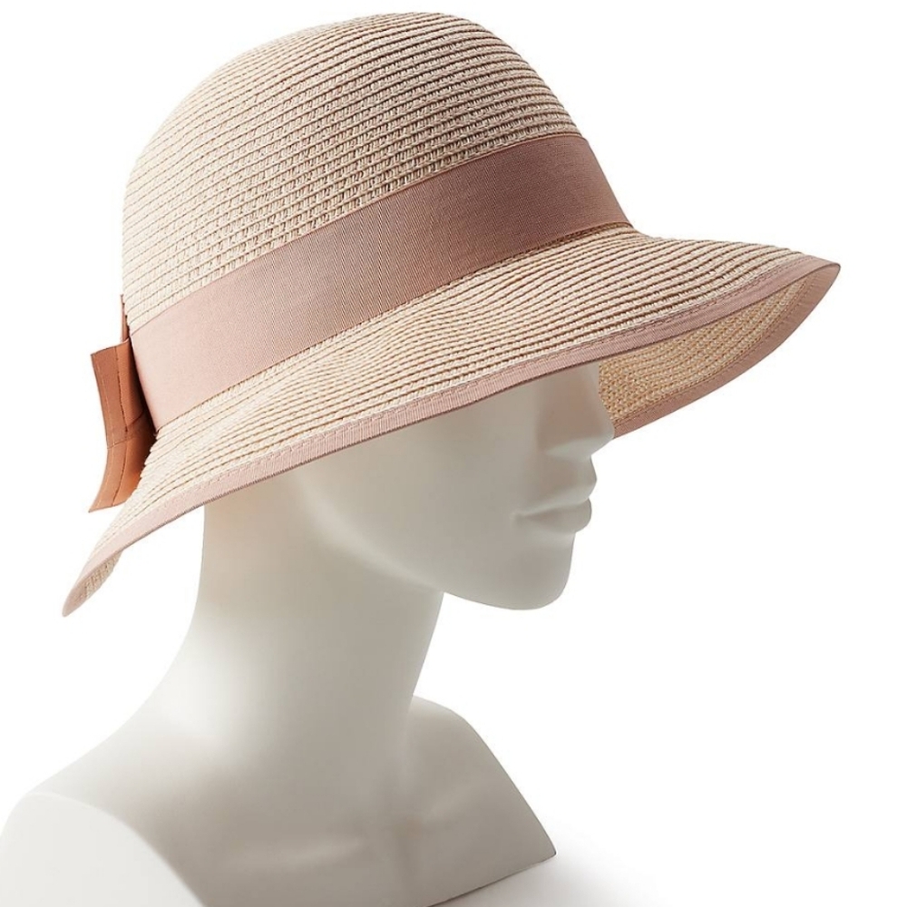Pink Straw hat - Picture 2 of 5